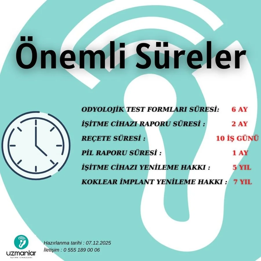 SGK evrak geçerlilik süreleri - Önemli Süreler